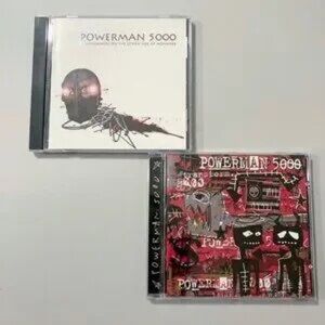Powerman 5000 CD Lot - White & Red Cover Art